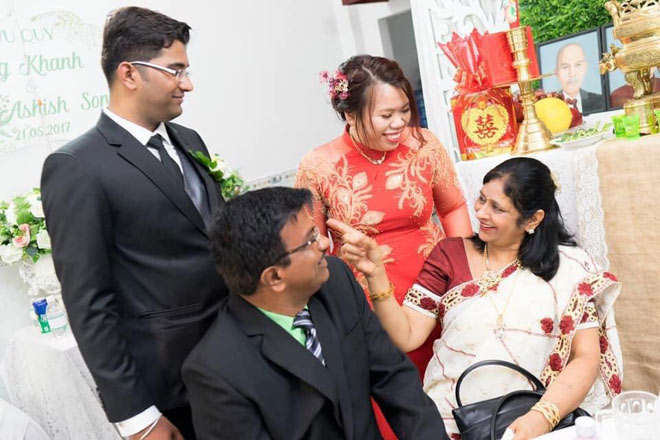 Cô dâu Việt chia sẻ tin nhắn bất ngờ của bố mẹ chồng Ấn Độ giữa đại dịch COVID-19 - 1