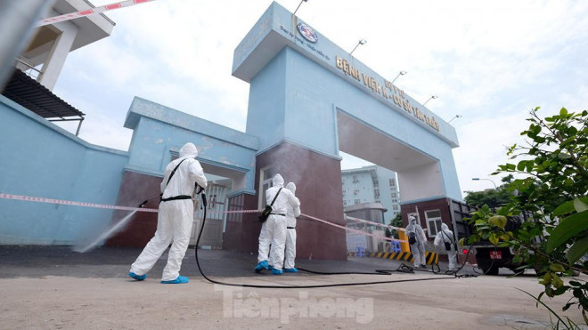 Khử khuẩn toàn bộ Bệnh viện K Tân Triều - 10