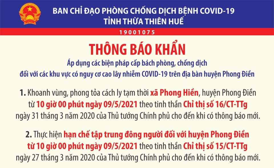 Thừa Thiên - Huế: 1 trường hợp dương tính lần 1 với virus SARS-CoV-2 - 2