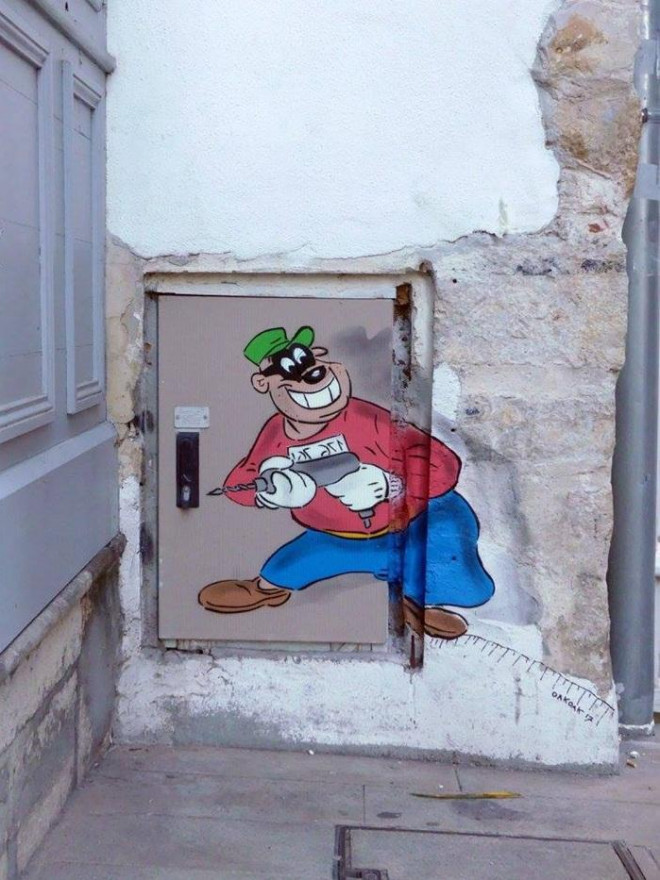 Những góc phố xấu xí trở nên đẹp lạ nhờ sáng tạo "lầy lội" của họa sĩ người Pháp - 13