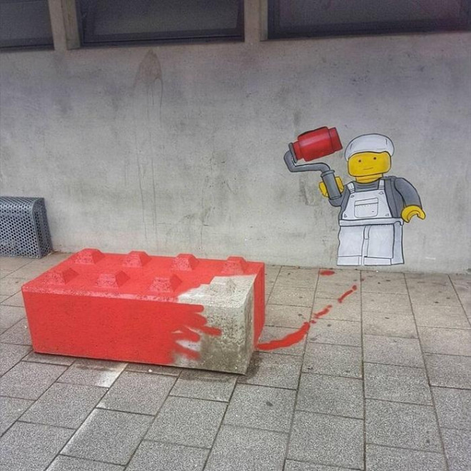 Những góc phố xấu xí trở nên đẹp lạ nhờ sáng tạo "lầy lội" của họa sĩ người Pháp - 20