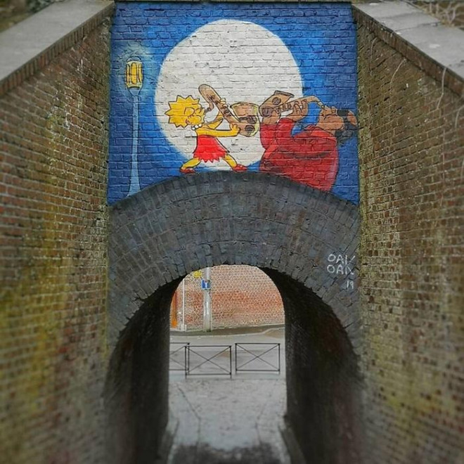 Những góc phố xấu xí trở nên đẹp lạ nhờ sáng tạo "lầy lội" của họa sĩ người Pháp - 33