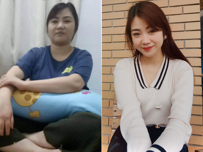 Đánh bay” 30kg mỡ, cô gái Thanh Hóa xinh đẹp chẳng kém hot girl