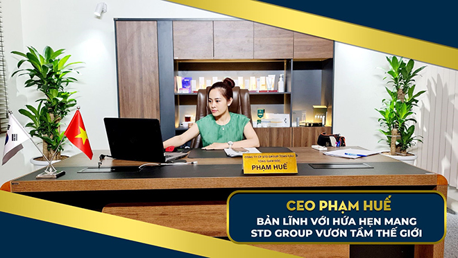 Nữ CEO 8X Phạm Huế quyết tâm mang STD Group nâng tầm nhan sắc Việt - 1