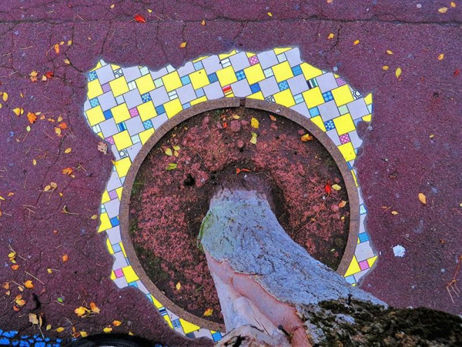 Biến ổ gà trên đường phố thành tác phẩm nghệ thuật: Anh tài là đây chứ đâu! - 24