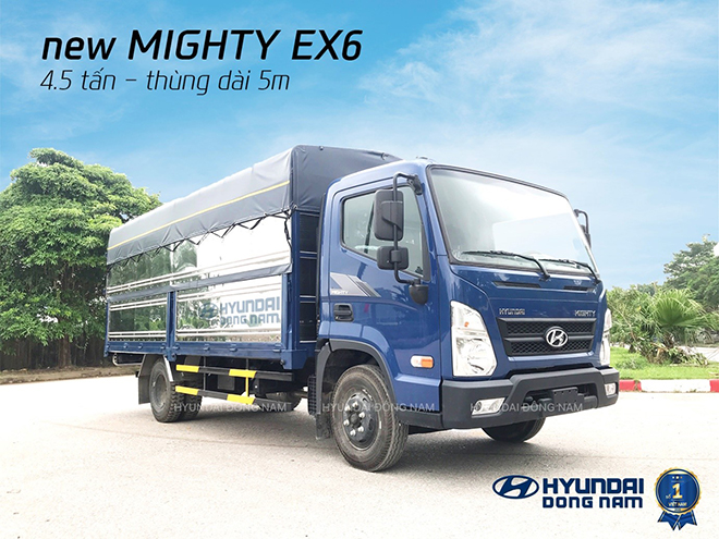 Hyundai Đông Nam phân phối xe tải Mighty EX6 bản cao cấp - 1