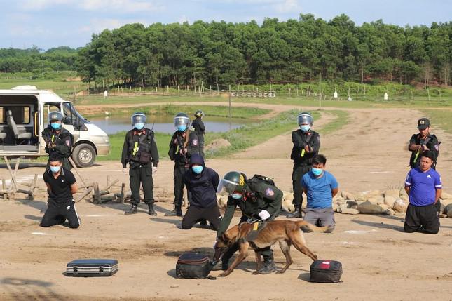 Cận cảnh Cảnh sát cơ động cưỡi chiến mã, nổ súng trấn áp tội phạm - 2