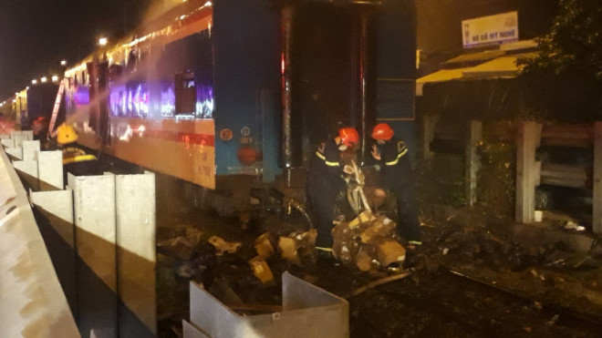 Tàu lửa tuyến Bắc – Nam bất ngờ bốc cháy khi qua địa phận Đà Nẵng - 2