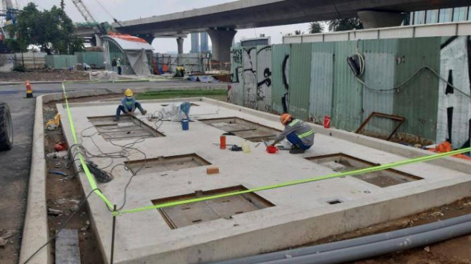 Công trường hơn 2.000 người làm việc, metro số 1 chống dịch ra sao? - 3