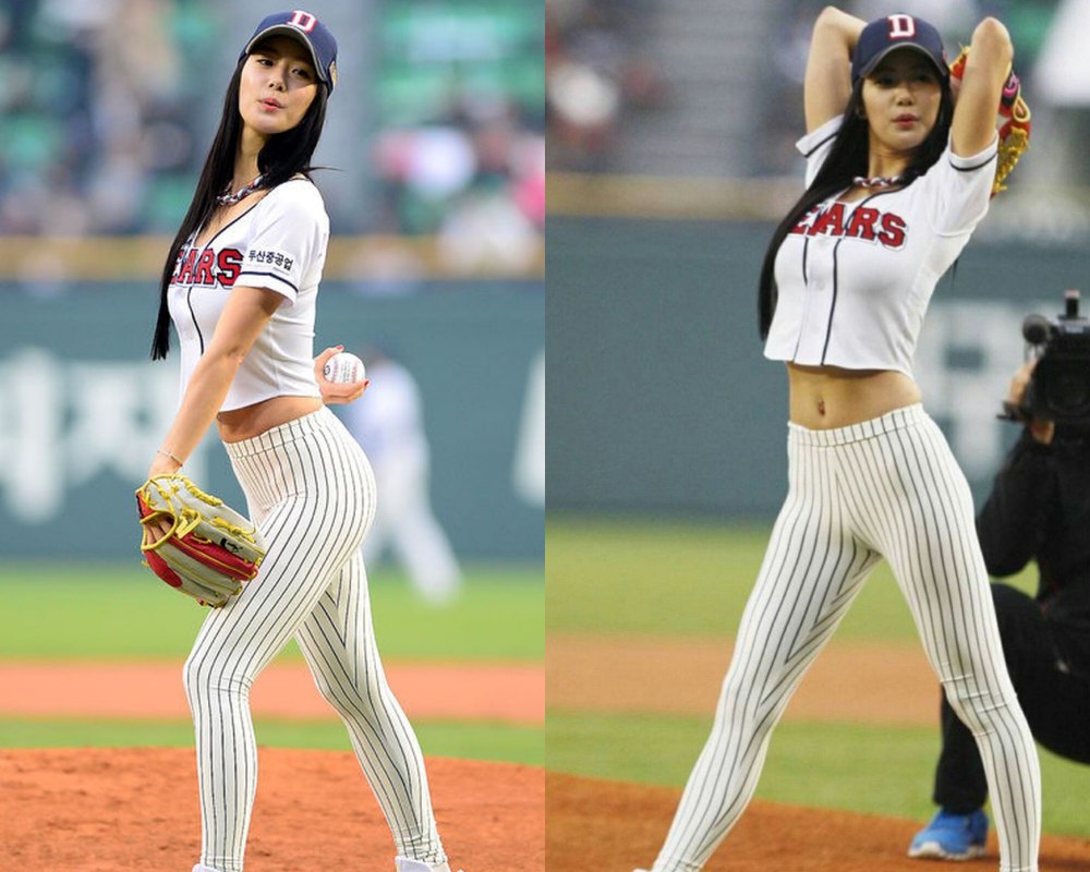 Top trang phục đáng xem nhất trong lễ khai mạc trận bóng chày Hàn Quốc - Người mẫu - Hoa hậu
