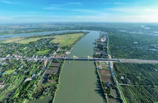 Cận cảnh cầu Quang Thanh hình "hạt gạo" nối Hải Phòng - Hải Dương - 6