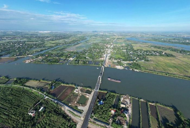 Cận cảnh cầu Quang Thanh hình "hạt gạo" nối Hải Phòng - Hải Dương - 8