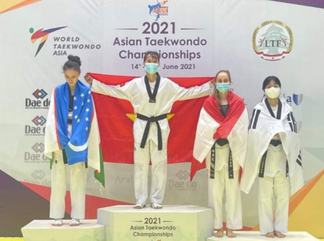 Kim Tuyền giật HCV châu Á, Taekwondo Việt Nam đứng top 5 châu lục - 1