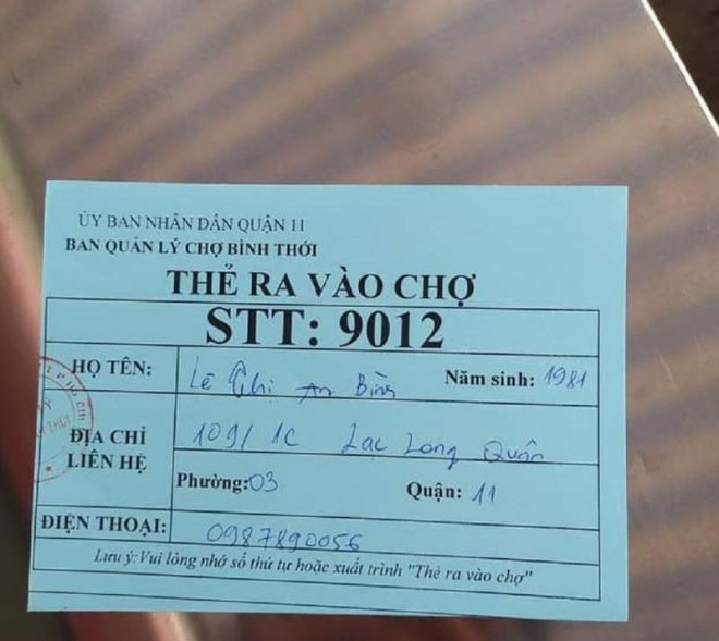 Chợ đầu tiên ở TP.HCM phát thẻ ra vào có mã QR cho khách hàng - 3