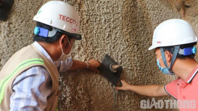 Chùm ảnh: Đào xuyên núi đá, mở hầm cao tốc qua đèo Tam Điệp - 5
