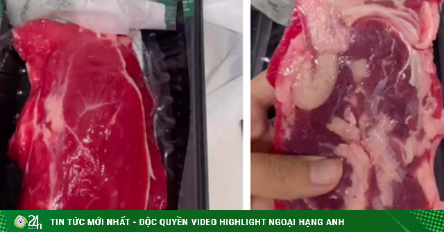 Siêu thị bán miếng thịt bò đỏ tươi nhưng lật bên trong thì "khóc thét", dân mạng tranh cãi lý do - Vimarsana News