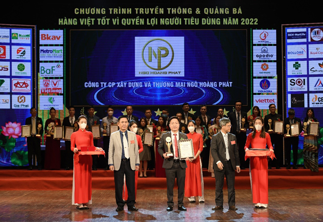 NGOHOANGPHAT lọt Top 20 Thương hiệu Vàng Việt Nam 2022 - 1