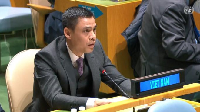 Việt Nam phát biểu tại phiên họp LHQ đình chỉ tư cách thành viên Hội đồng Nhân quyền của Nga - 1