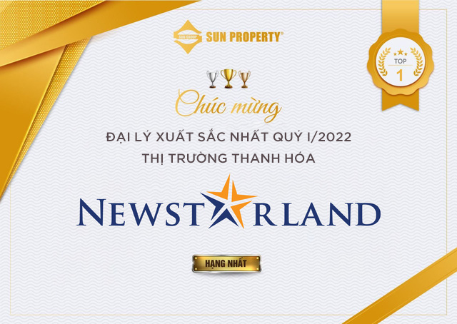 Newstarland tiếp tục là Đại lý xuất sắc nhất quý I/2022 của Sun Group tại Thanh Hóa - 1