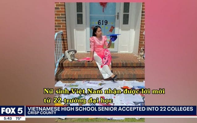 Nữ sinh 17 tuổi gốc Việt đỗ 22 trường đại học danh giá, được vinh danh trên truyền hình Mỹ - 1