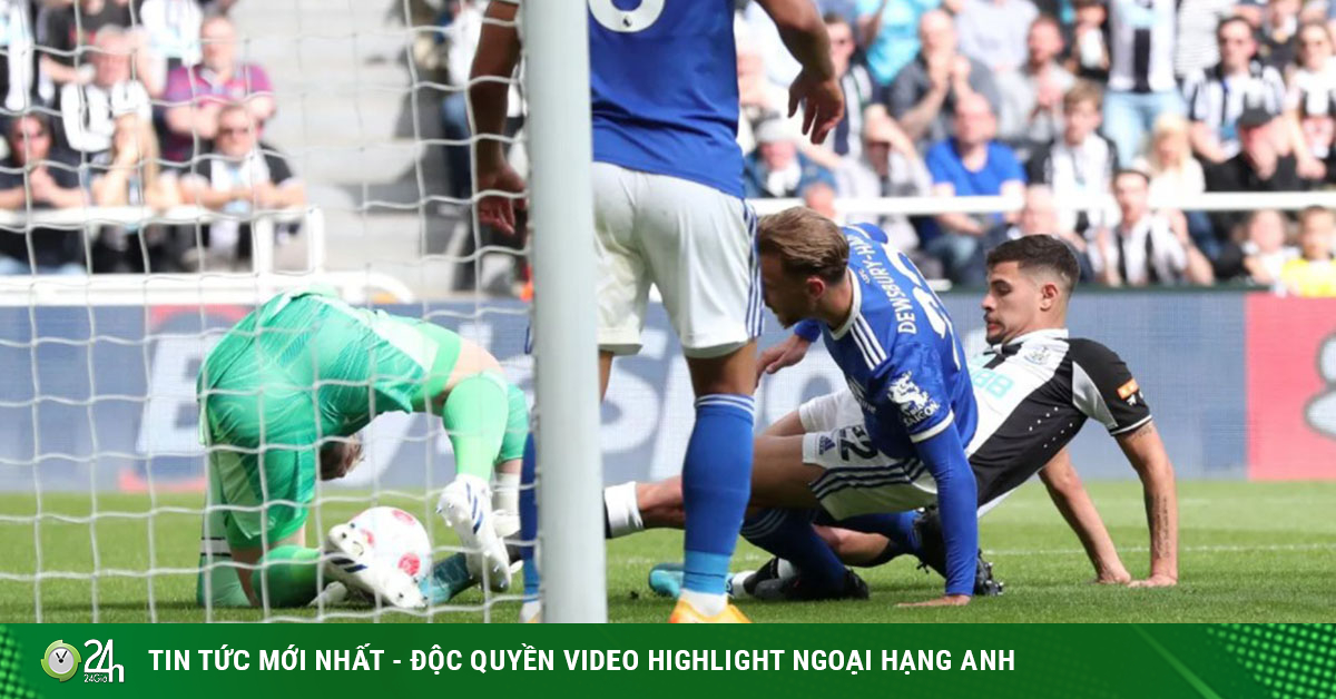 Video bóng đá Newcastle - Leicester: Vỡ òa phút 90+5, ngược dòng nghẹt thở (Vòng 33 Ngoại hạng Anh)