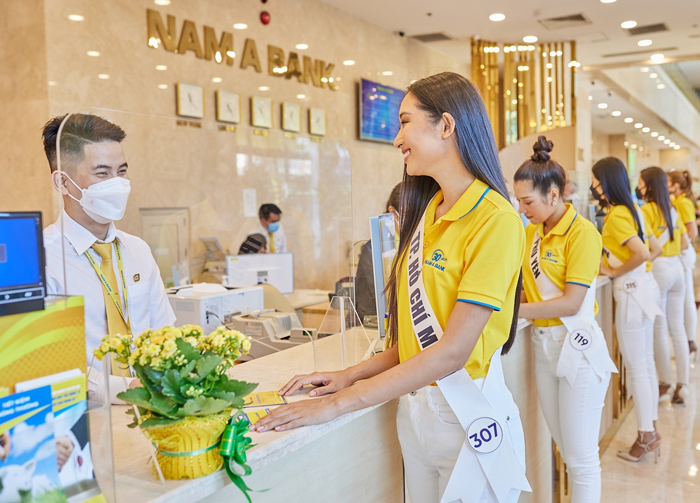 Nam A Bank - ngân hàng chính thức đồng hành cùng Hoa hậu Hoàn vũ Việt Nam 2022 - 2