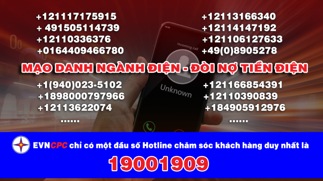 Nhiều số điện thoại giả danh ngành điện gọi đòi tiền điện tại miền Trung – Tây Nguyên - 1