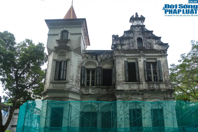 Cận cảnh hiện trạng những căn biệt thự Pháp cổ trứ danh trong lòng thủ đô Hà Nội - 6