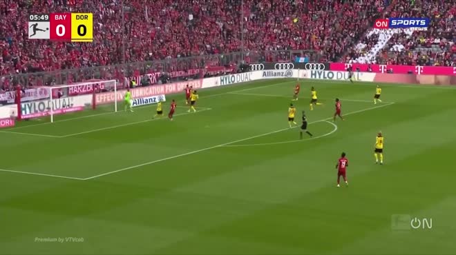 Video bóng đá Bayern Munich - Dortmund: Mãn nhãn 4 bàn, lần thứ 10 vô địch (Vòng 31 Bundesliga)