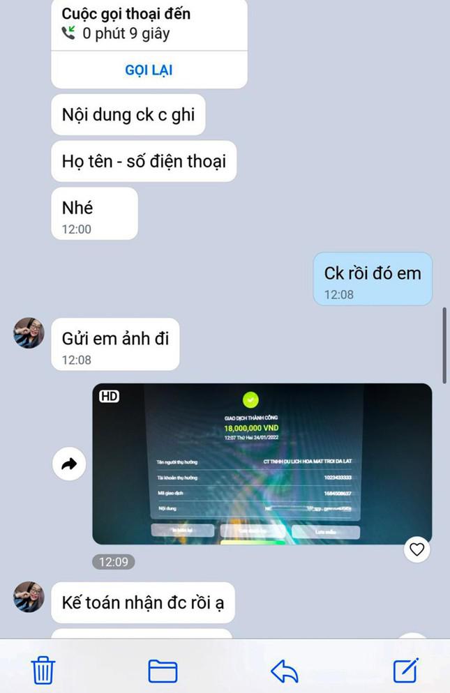 Nhiều thủ đoạn lừa đảo, chiếm đoạt tiền đặt cọc thuê khách sạn ở Đà Lạt - 3
