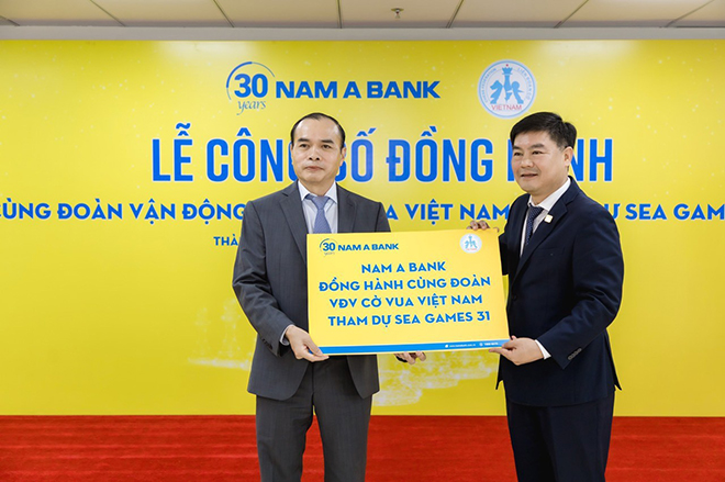 Nam A Bank đồng hành cùng đội tuyển Cờ vua Việt Nam tham dự SEA Games 31 - 2