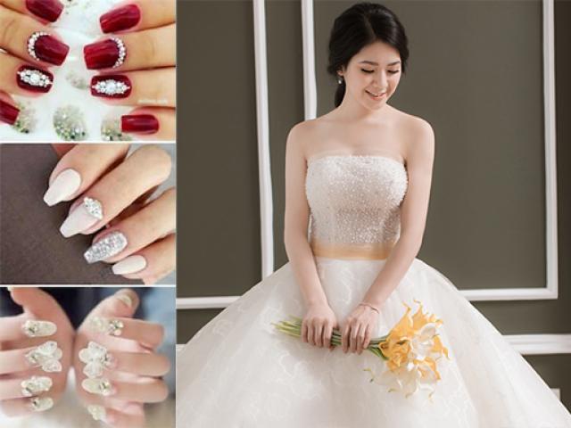 10 mẫu nail đẹp cho ngày cưới  Ngôi sao