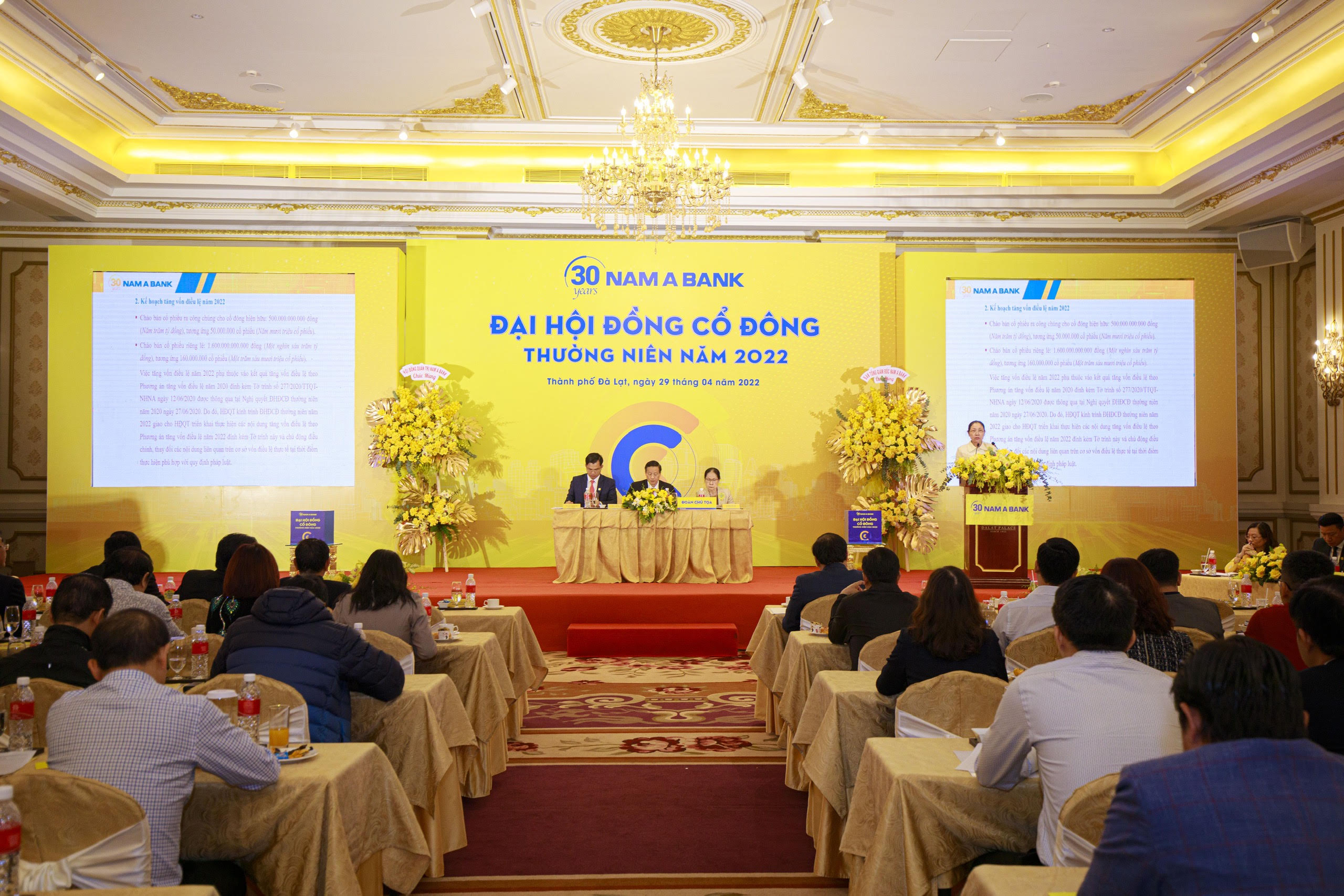 Nam A Bank niêm yết cổ phiếu tại sở giao dịch chứng khoán, chia cổ tức với tỉ lệ gần 29% - 2