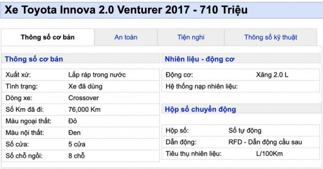 Với chi phí 600 triệu đồng nên mua ô tô cũ 4 chỗ hay 7 chỗ? - 4