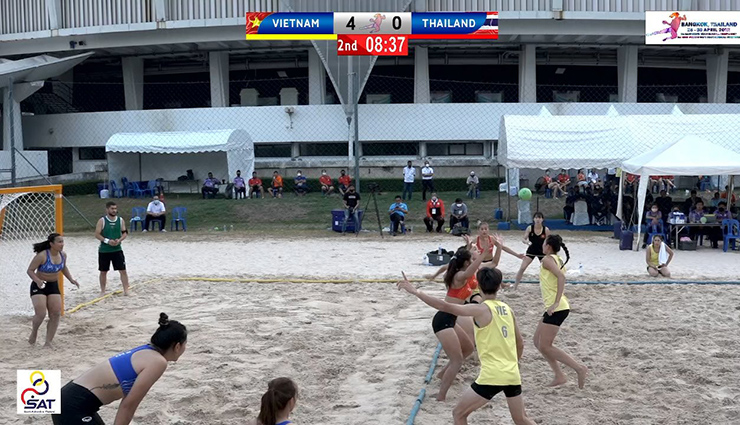 Vietnamese women's handball shocked Thailand: Asian champion, World Cup ticket - 4