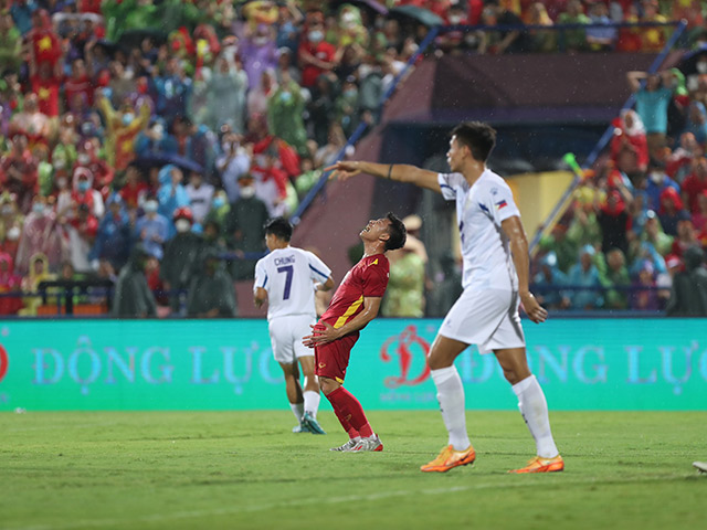 Video bóng đá U23 Việt Nam - U23 Philippines: Miệt mài ép sân, tiếc nuối đá phạt (SEA Games 31)