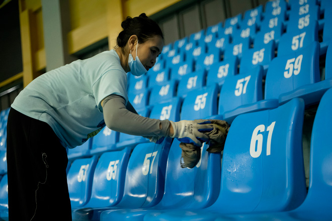 Khám phá nhà thi đấu thông minh, hiện đại tầm cỡ thế giới phục vụ SEA Games 31 - 10