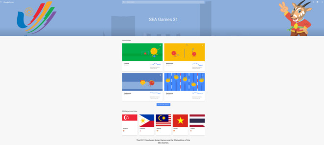 Google ra mắt trang web Google Xu hướng SEA Games 31 - 1