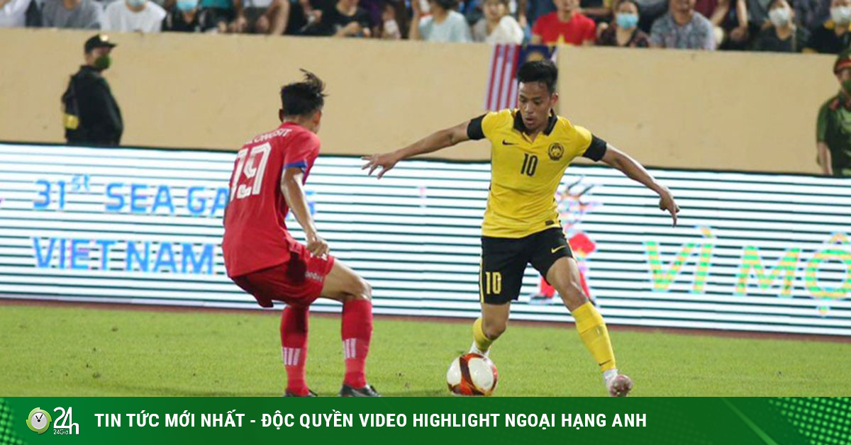 Video bóng đá U23 Malaysia - U23 Lào: Chiến đấu kiên cường, 2 …