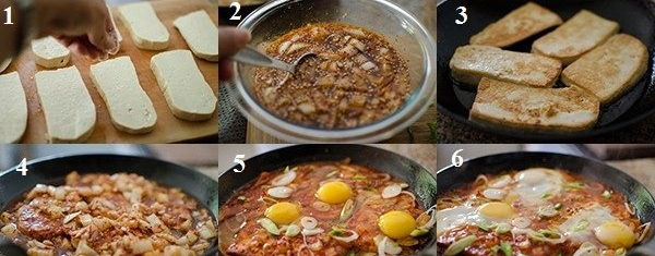 Món đậu phụ rán trứng thơm ngon thần thánh kiểu Hàn Quốc - 1