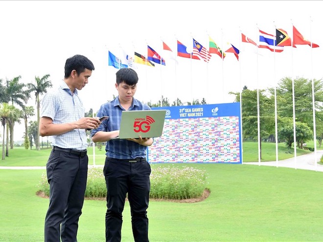 SEA Games 31: VTV dùng mạng 5G để phát sóng trực tiếp môn Golf - 1