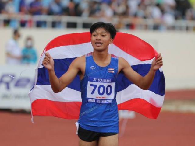 ”Thần đồng” điền kinh Thái Lan 1 ngày phá 2 kỷ lục, lên đỉnh SEA Games