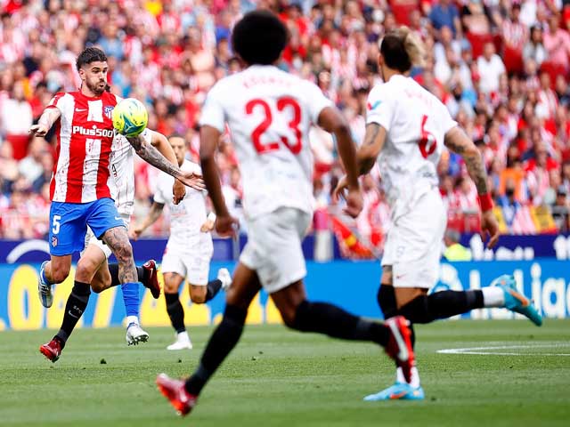 Video bóng đá Atletico Madrid - Sevilla: Người hùng phút 85, yên tâm vé Champions League (Vòng 37 La Liga)