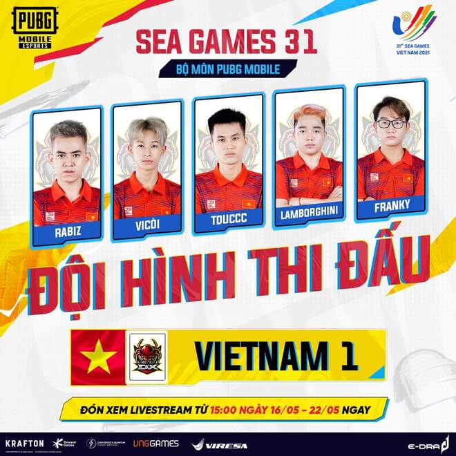 SEA Games 31: Chiều nay (16/5), các &#34;tay súng&#34; PUBG Mobile Việt Nam xuất chiến - 5