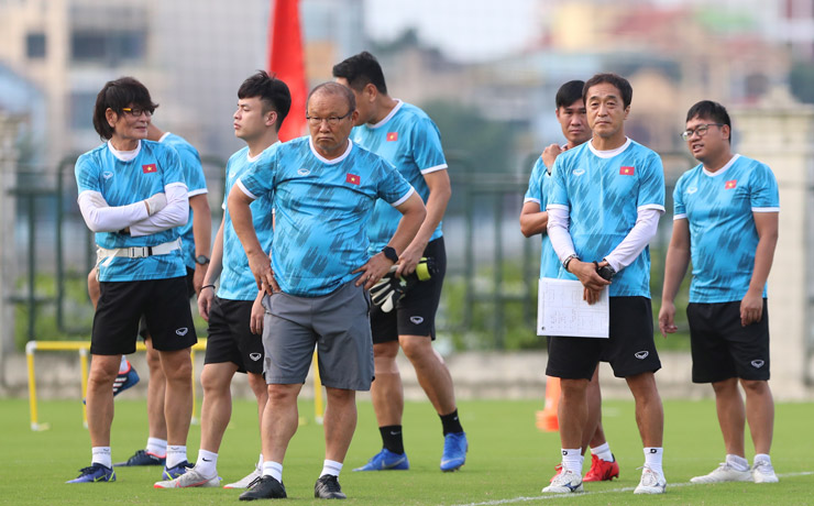 Thầy Park cười tươi trước đại chiến U23 Việt Nam - U23 Malaysia bán kết - 1
