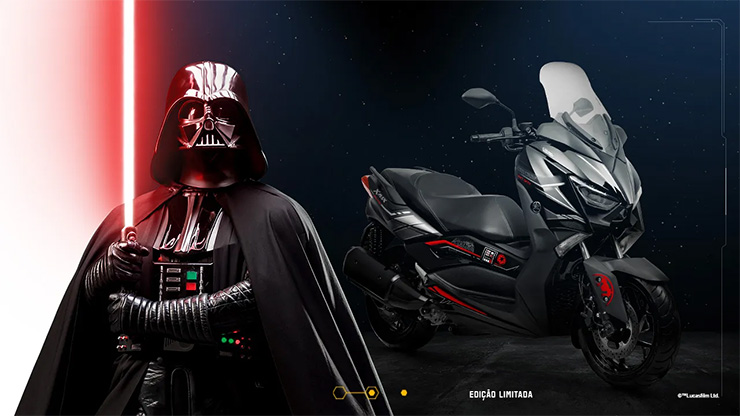 Yamaha trình làng XMAX 250 Darth Vader với thiết kế cực &#34;chiến&#34; cho fan Star Wars - 1