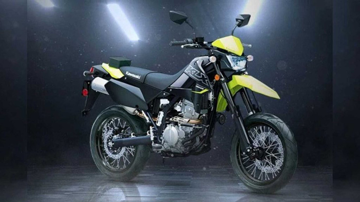 Ra mắt Kawasaki KLX300SM 2023: Supermoto giá rẻ, nhiều tính năng hiện - 1