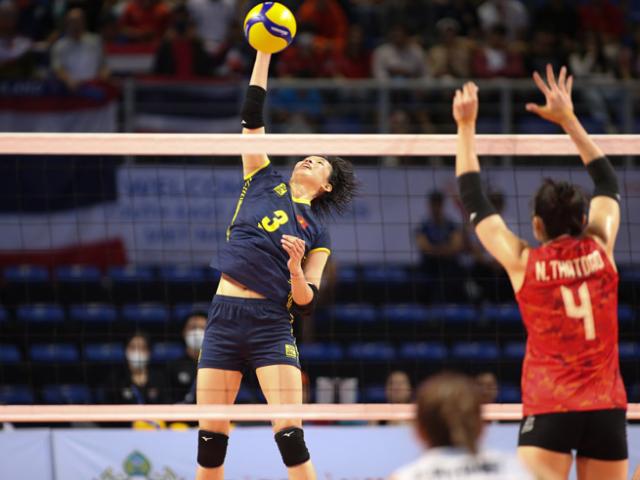 Bóng chuyền nữ Việt Nam ghi điểm sau 11 năm đấu Thái Lan: Bích Tuyền tỏa sáng