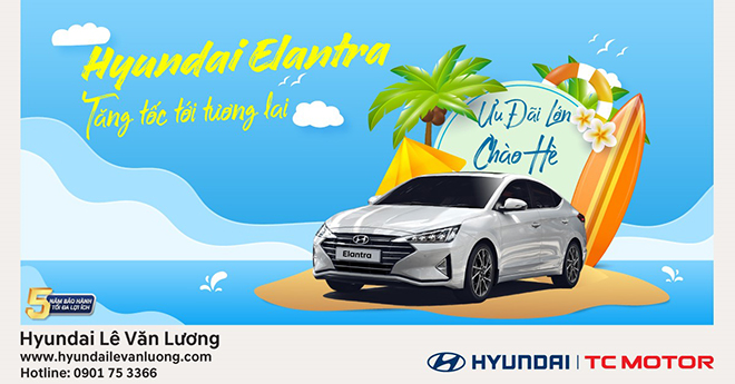 Hyundai Elantra ưu đãi lớn chào hè - 1