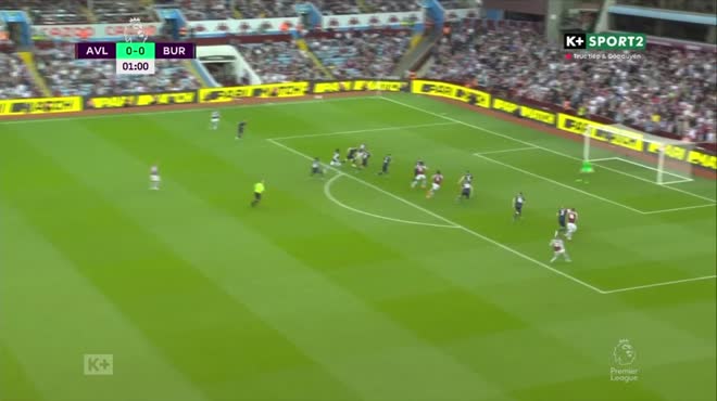 Video bóng đá Aston Villa - Burnley: Thẻ đỏ cuối trận, 1 điểm quý giá (Đá bù Ngoại hạng Anh)